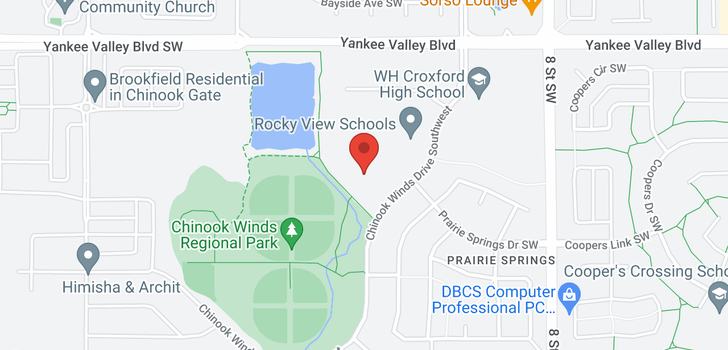 map of 14104 2781 Chinook Winds Drive SW